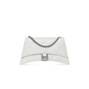 Women's Crush Xs Chain Bag Quilted In Optic White