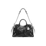 Women's Neo Cagole City Handbag With Rhinestones In Black