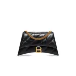 Women's Crush Xs Chain Bag Quilted In Black