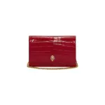 Women's Small Skull Bag in Deep Red