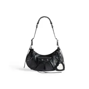 Women's Le Cagole Small Shoulder Bag In Black