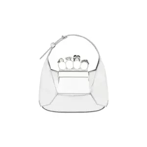 Women's The Jewelled Hobo Mini Bag in Silver