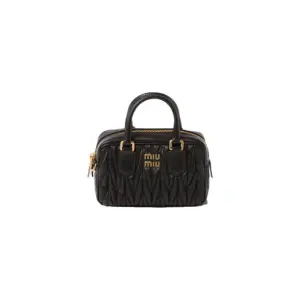 Arcadie Matelassé nappa leather mini-bag