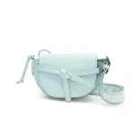 Mini Gate Dual Bag In Soft Calfskin And Jacquard