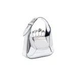 Women's The Jewelled Hobo Mini Bag in Silver