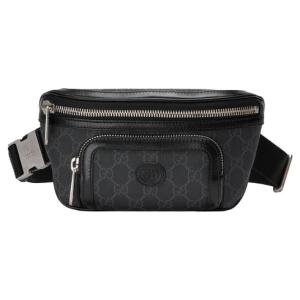 Belt Bag With Interlocking G Black