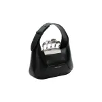 Women's The Jewelled Hobo Mini Bag in Black