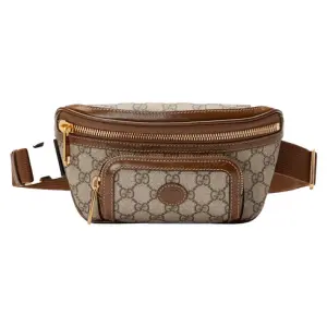 Belt Bag With Interlocking G Beige