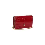 Women's Small Skull Bag in Deep Red