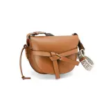 Small Gate Bag In Soft Calfskin And Jacquard