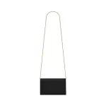 Uptown Chain Wallet In Grain De Poudre Embossed Leather Price