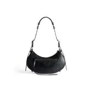 Women's Le Cagole Small Shoulder Bag In Black