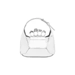 Women's The Jewelled Hobo Mini Bag in Silver