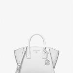 Avril Small Leather Top-Zip Satchel