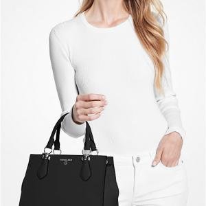Marilyn Medium Saffiano Leather Satchel