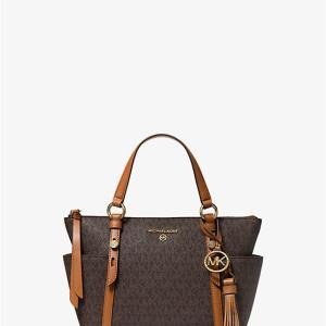 Sullivan Small Logo Top-Zip Tote Bag