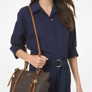 Sullivan Small Logo Top-Zip Tote Bag