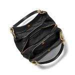 Lillie Large Pebbled Leather Shoulder Bag