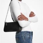 Empire Medium Leather Chain-Link Pochette