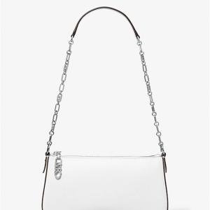 Empire Medium Leather Chain-Link Pochette