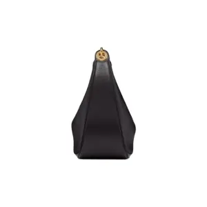 Small VLogo Moon Hobo Bag In Leather With Chain