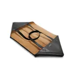 XL Puzzle Fold Tote In Shiny Calfskin