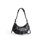 Women's Le Cagole Small Shoulder Bag In Black