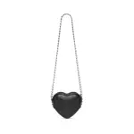 Women's Le Cagole Heart Mini Bag In Black