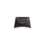 Women's Crush Medium Chain Bag Quilted in Black