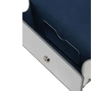 Women's Small Skull Bag in Silver