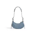 Women's Le Cagole Xs Shoulder Bag Denim In Blue