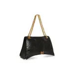 Women's Crush Large Chain Bag In Black