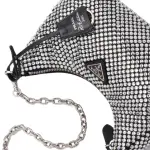 Prada Re-Edition 2005 Satin Bag With Crystals