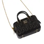 Arcadie Matelassé nappa leather mini-bag