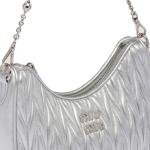 Matelassé nappa leather shoulder bag