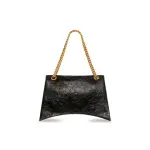 Women's Crush Large Chain Bag In Black