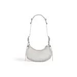 Women's Le Cagole Xs Shoulder Bag Dirty Effect In Optic White