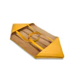 XL Puzzle Fold Tote In Shiny Calfskin