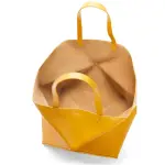 XL Puzzle Fold Tote In Shiny Calfskin