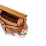 Small Gate Bag In Soft Calfskin And Jacquard