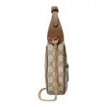 Half-Moon-Shaped Mini Bag With Interlocking Gucci