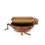 Mini Gate Dual Bag In Soft Calfskin And Jacquard