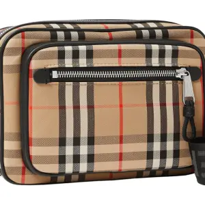 Burberry Vintage Check and Leather Crossbody Bag